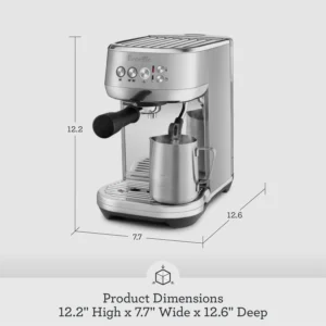 Breville Bambino Plus Espresso Machine BES500BTR, Black Truffle view 3