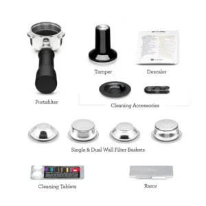 Breville Bambino Plus Espresso Machine BES500BTR, Black Truffle