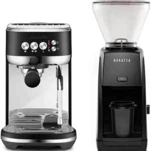 Breville Bambino Plus Espresso Machine Bundle w/ Baratza Encore ESP Espresso Grinder | Black | BEP501BTR1BNA1 view 1