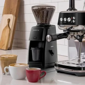 Breville Bambino Plus Espresso Machine Bundle w/ Baratza Encore ESP Espresso Grinder | Black | BEP501BTR1BNA1 view 4