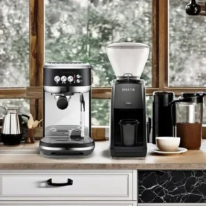Breville Bambino Plus Espresso Machine Bundle w/ Baratza Encore ESP Espresso Grinder | Black | BEP501BTR1BNA1 view 7