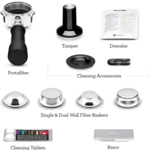 Breville Bambino Plus Espresso Machine Bundle w/ Baratza Encore ESP Espresso Grinder | Black | BEP501BTR1BNA1