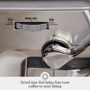 Breville Barista Express Impress Espresso Machine BES876BSS, Brushed Stainless Steel view 5