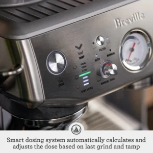 Breville Barista Express Impress Espresso Machine BES876BSS, Brushed Stainless Steel view 7