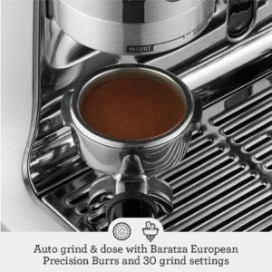 Breville Barista Touch Espresso Machine BES880BSS, Brushed Stainless Steel view 4