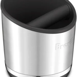 Breville BEA502BSS Knock Box 20 Espresso Machine Accessory, 20 Puck Capacity, Brushed Stainless Steel view 2