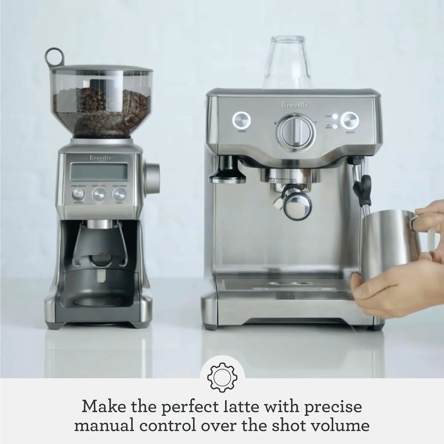 Low pressure pre-infusion espresso extraction