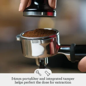 Breville Duo Temp Pro Espresso Machine BES810BSS, Brushed Stainless Steel view 4
