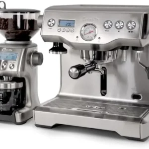 Breville Dynamic Duo Dual Boiler Espresso Machine and Smart Grinder Pro Package, Stainless Steel - BEP920BSS view 5