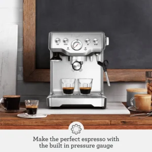 Breville Infuser Espresso Machine BES840XL, 10.25 x 12.5 x 13.25 Inches, Black Sesame view 2