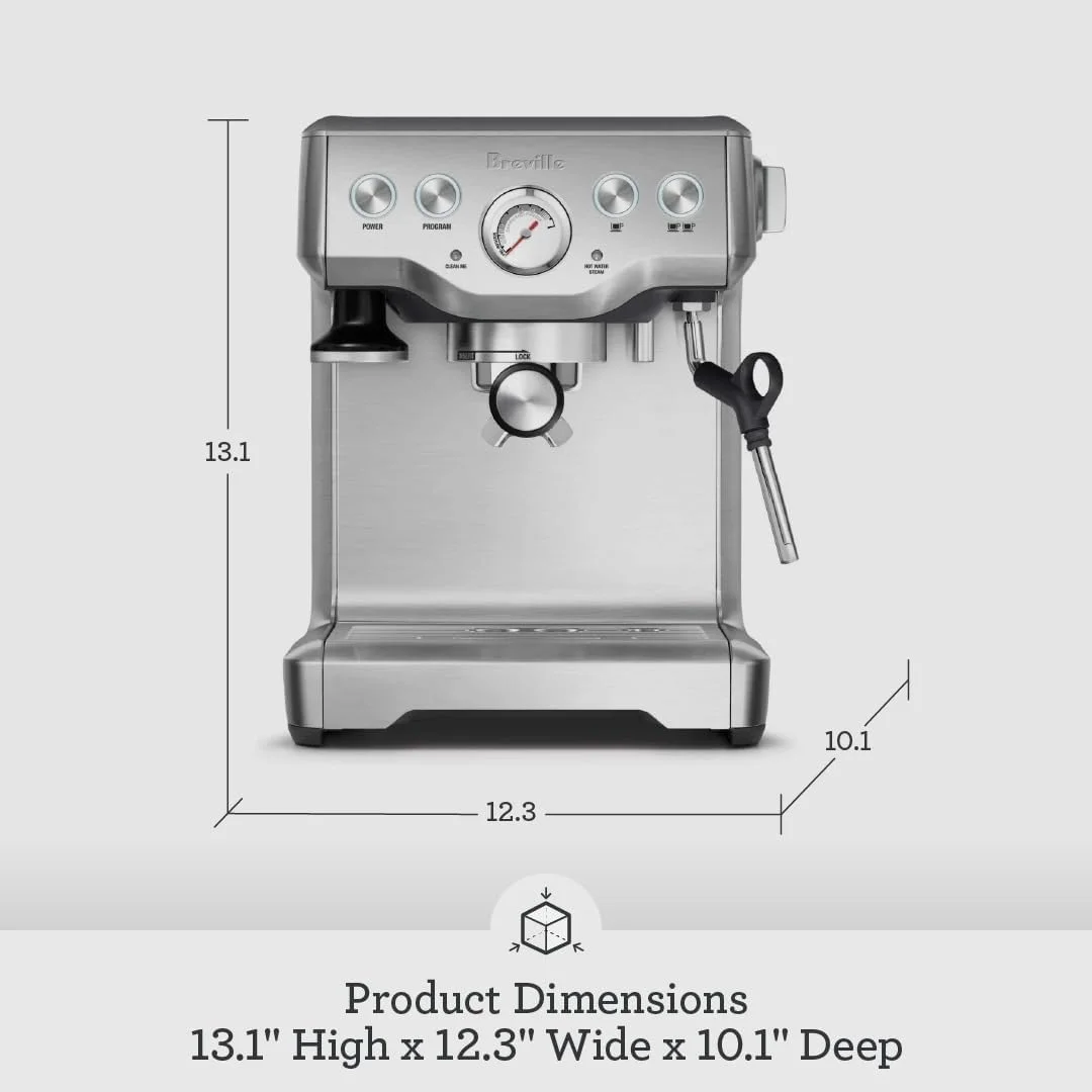 Volumetric shot buttons on the Breville Infuser