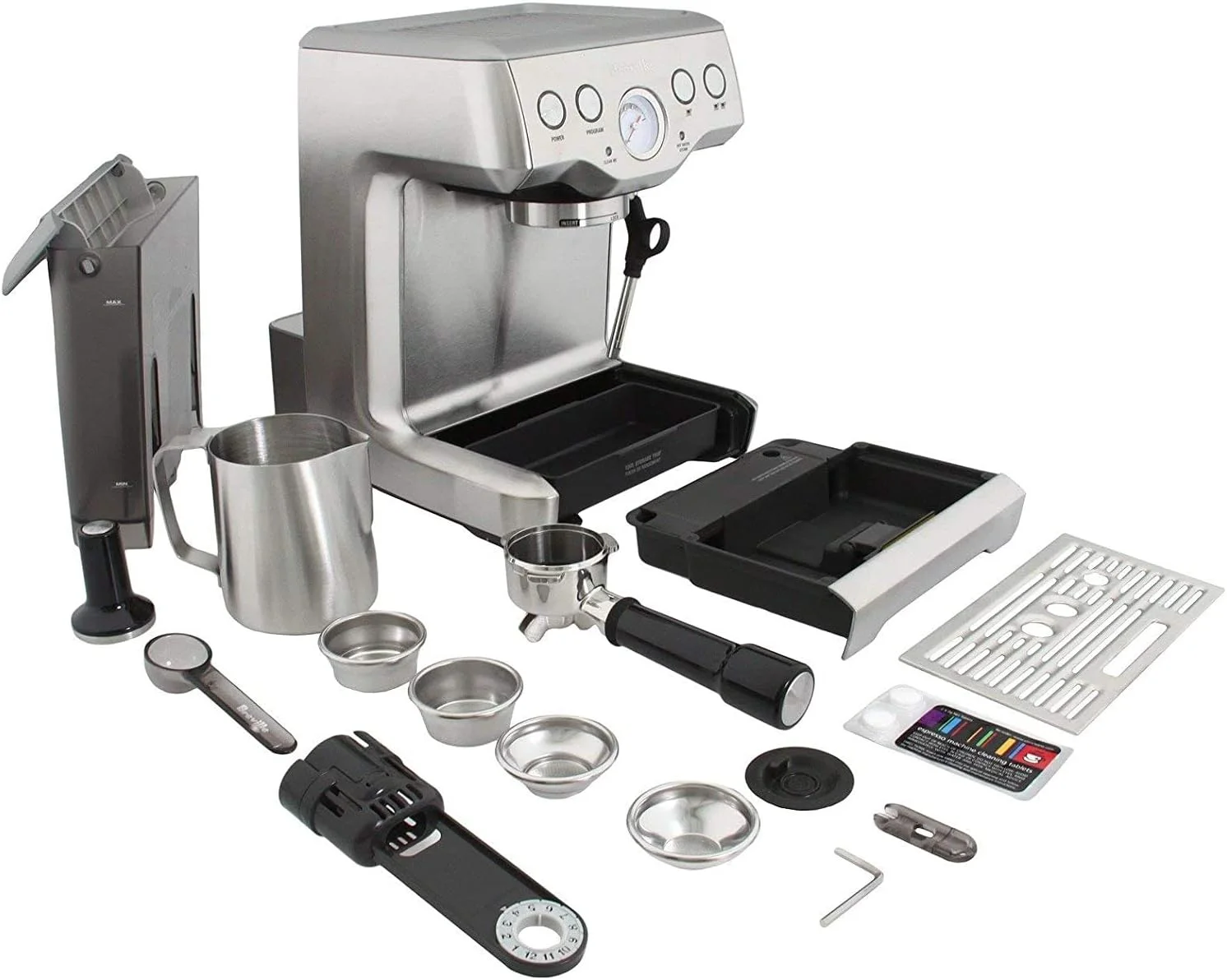 Espresso shot pulling from Breville Infuser