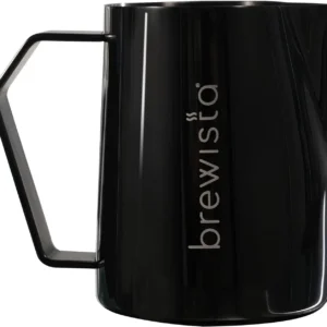 Brewista Precision Milk Frothing Pitcher, Steaming Jug, Coffee, Espresso Machine Accessories for Barista, Latte Art, Cappuccino, Stainless Steel Cup, 24 oz/720 ml, Matte Black view 1