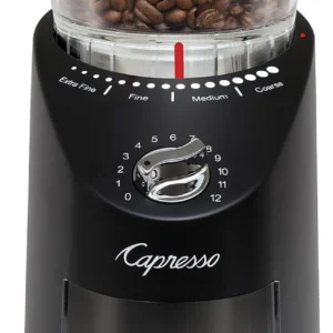 Capresso Infinity Plus Conical Burr Grinder, Black view 5