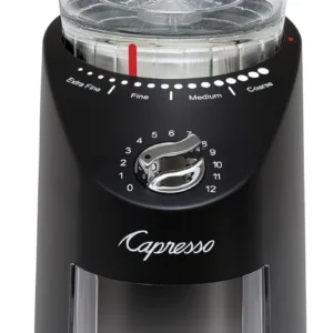 Capresso Infinity Plus Conical Burr Grinder, Black view 6