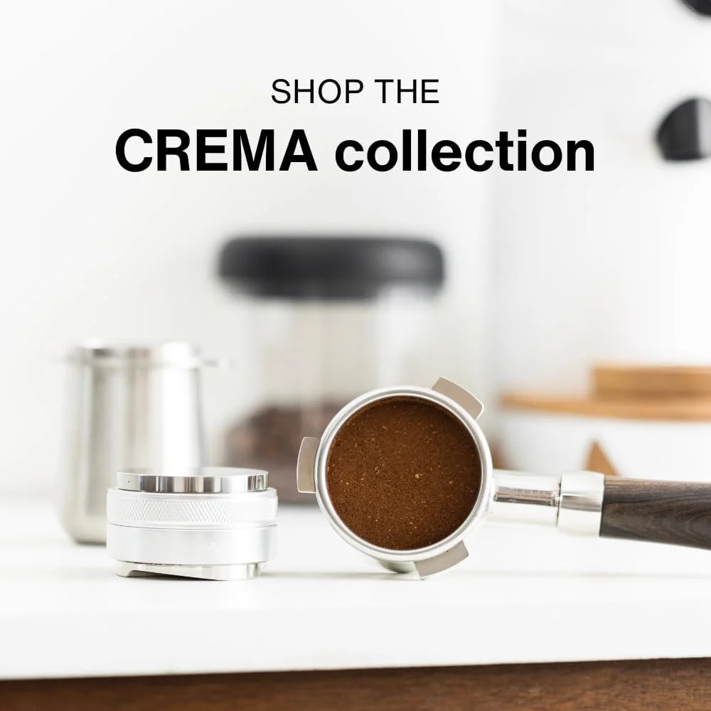 CREMA Coffee Products 58mm Bottomless Naked Portafilter | Compatible with 58mm Breville Machines | Includes Double Shot Filter Basket | Walnut view 6