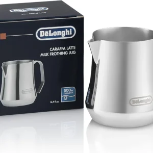 De'Longhi DLSC060 Milk Frothing Jug, 12 oz, Stainless Steel view 4