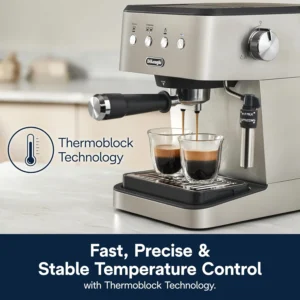 De'Longhi EM400M Classic Espresso Machine, Stainless Steel view 3