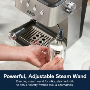 De'Longhi EM400M Classic Espresso Machine, Stainless Steel view 5