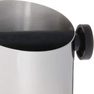 De'Longhi Knock Box for Coffee & Espresso Grounds, Easy & Mess-Free Disposal of Coffee Puck, Removable Bar and Non-Slip Base, Dishwasher Safe, Stainless Steel, 4-inch diameter,Silver view 6