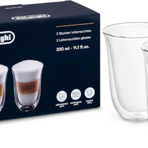 DeLonghi 3oz Espresso Double Wall Thermal Glasses, Set of 2 view 3