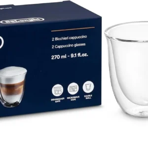 DeLonghi 3oz Espresso Double Wall Thermal Glasses, Set of 2 view 4