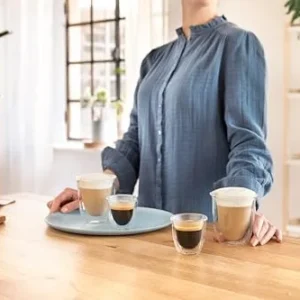 DeLonghi 3oz Espresso Double Wall Thermal Glasses, Set of 2 view 6
