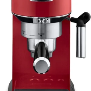 Delonghi EC680R DEDICA 15-Bar Pump Espresso Machine, Red view 2