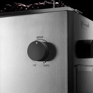 Delonghi Stainless Steel Burr Coffee Grinder, Silver