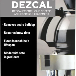 Descaling Powder Solution - 4 Uses - Activated Scale Remover for use with Keurig 1.0/2.0, Home Coffee and Espresso Machines, Kettles, Garment Steamers view 1