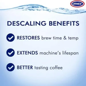 Descaling Powder Solution - 4 Uses - Activated Scale Remover for use with Keurig 1.0/2.0, Home Coffee and Espresso Machines, Kettles, Garment Steamers