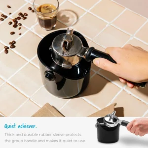 Dreamfarm Grindenstèin Sturdy, Compact, Modern Space-Saving Espresso Coffee Grind Knock Box - Black view 6