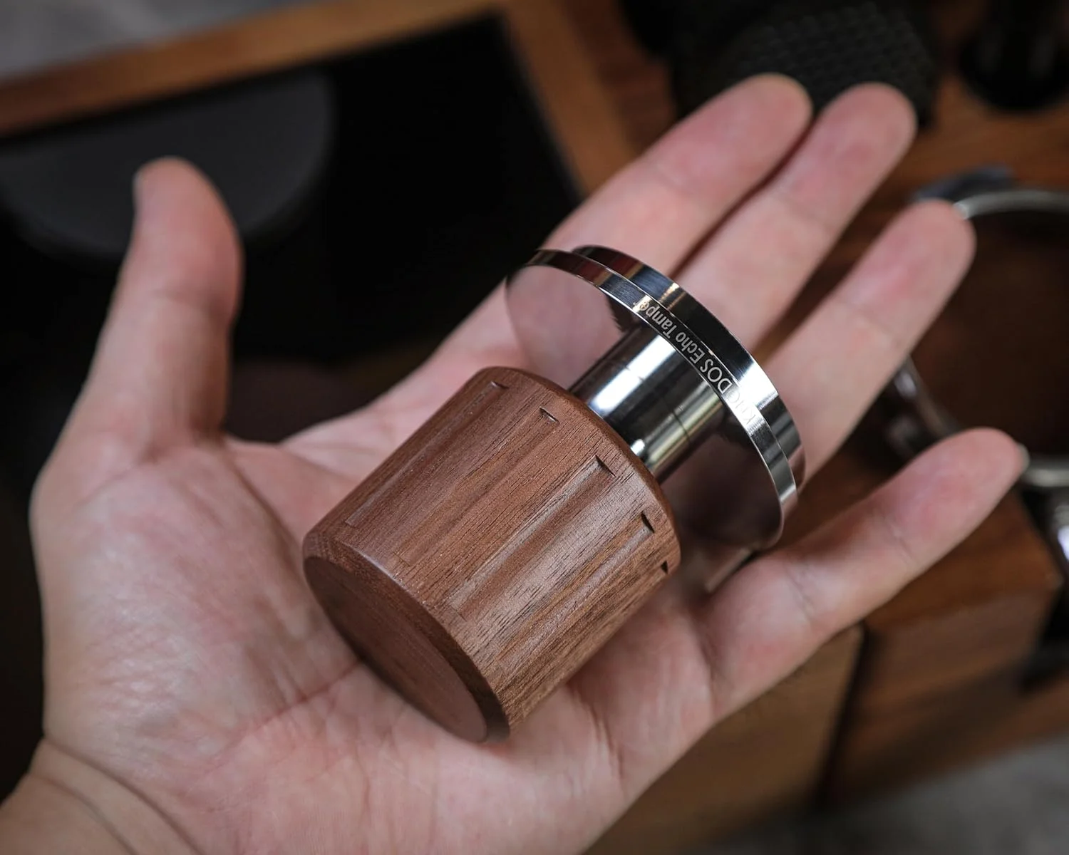 Calibrated spring mechanism for espresso