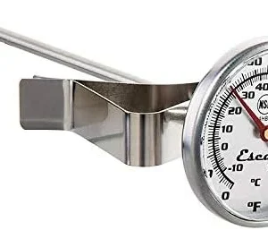 Escali AHB1 Instant Read Large 1.75-inches Dial Beverage Thermometer Liquid, Milk, Coffee, Tea, Stainless Steel Hands-Free Kitchen Thermometer NSF Certified Commercial view 7