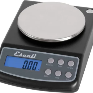 Escali Lab Weight Scale L Series, 8 x 5.75 x 2.5 in, Black view 1