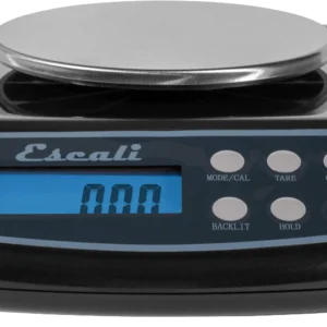 Escali Lab Weight Scale L Series, 8 x 5.75 x 2.5 in, Black view 2