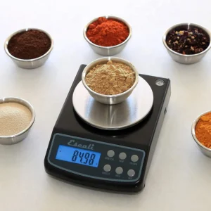 Escali Lab Weight Scale L Series, 8 x 5.75 x 2.5 in, Black view 5