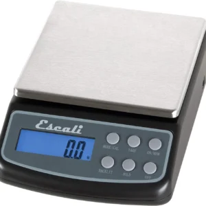 Escali Lab Weight Scale L Series, 8 x 5.75 x 2.5 in, Black view 7