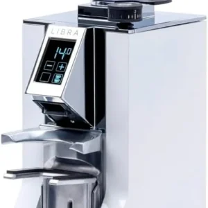 Eureka Mignon Libra Espresso Grinder | Grind by Weight | 55mm Burrs | Stepless | Silent Technology | White view 1