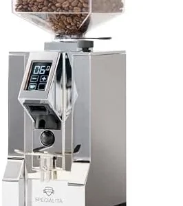 Eureka Mignon Specialita Espresso Grinder | Sound-Insulated | Stepless 55mm Burrs | Touchscreen | Chrome