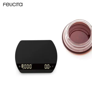 FELICITA ARC Coffee Scale, Electronic Espresso Scale and Pour-Over Coffee Scale with Timer, 0.1g Accurate, Water Flow Rate and Auto Timing Functions with 5 Working Modes view 4