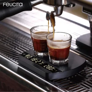 FELICITA ARC Coffee Scale, Electronic Espresso Scale and Pour-Over Coffee Scale with Timer, 0.1g Accurate, Water Flow Rate and Auto Timing Functions with 5 Working Modes view 6