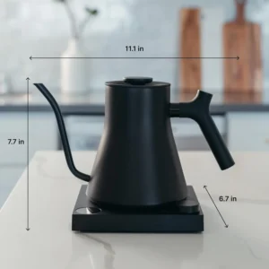 Fellow Stagg EKG Pro Electric Gooseneck Kettle – Precise Temperature Control, Quick Heating, Brew Timer, Scheduling, Stainless Steel, Pour-Over Coffee - 0.9L, Matte Black view 6