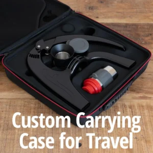 Flair The NEO Flex with Carrying Case: UPDATED Direct Lever Manual Espresso Maker for Beginners and Travel - Pressure Gauge for 9 BAR Brewing Included view 2