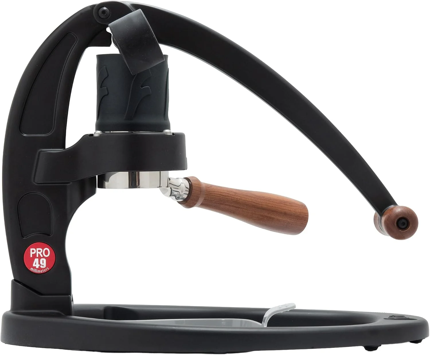 Flair 49 PRO manual espresso maker on a modern kitchen counter
