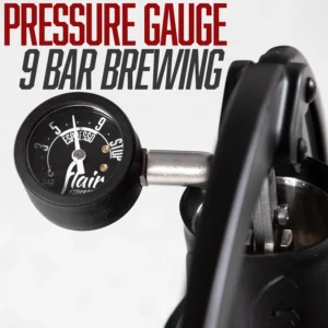 Flair UPDATED 49 PRO (Black) - All manual 49mm lever espresso maker with handled portafilter, pressure gauge and no plastics in brew path view 7