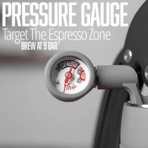 Flair UPDATED Espresso Maker - Classic: All manual lever espresso maker for the home - Pressure gauge and two portafilters included view 3