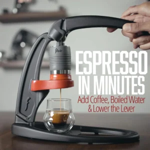 Flair UPDATED Espresso Maker - Classic: All manual lever espresso maker for the home - Pressure gauge and two portafilters included view 4