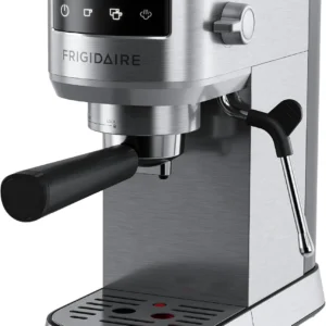 Frigidaire Steam Espresso Maker, Coffee Machine with Milk Frother & Cup Warmer, 20 Bar Pressure, 34 oz Removable Water Tank, Single or Double Shot, Stainless Steel view 1