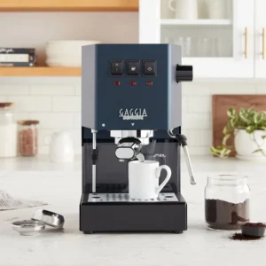 Gaggia RI9380/50 Classic Evo Pro Espresso Machine, Classic Blue, Small view 2